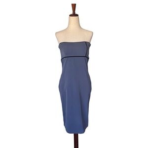 Vintage 90s Versus Versace Strapless Dress Minimalist size XS
